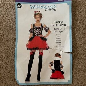 Playing Card Quinn Halloween Costume Size M